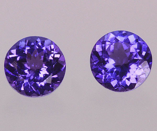 Tanzanite Pair 1.97 Carat BVV Color