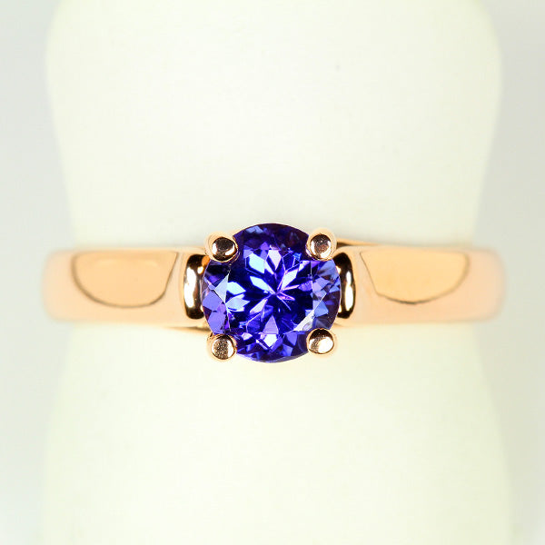 Tanzanite Ring .89 Carat BVV Color