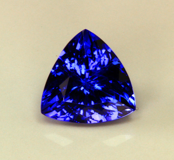 Exceptional Trilliant Tanzanite Weighs 2.23 Carats 
