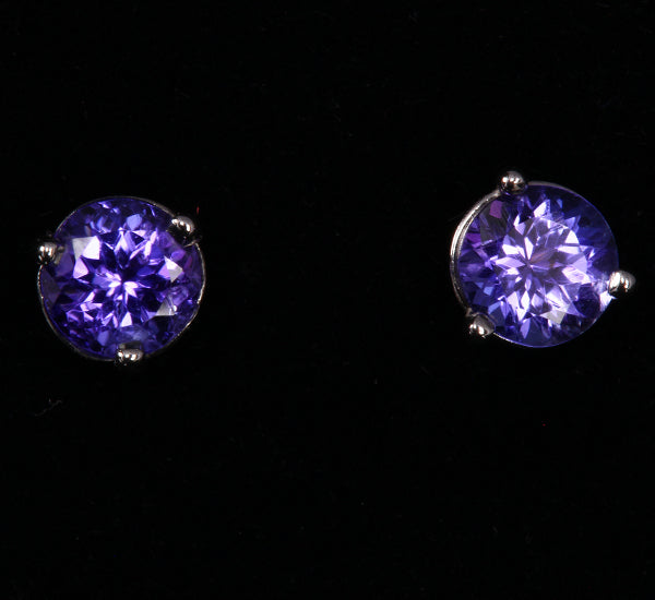 Tanzanite Earrings 1.12 Carat BVI Color