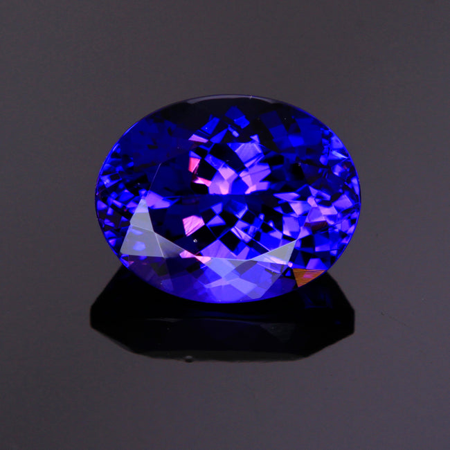 Exceptional Tanzanite Oval 3.22 Carats