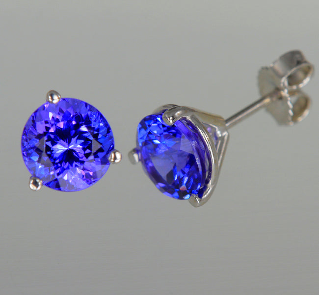 Tanzanite Earrings 2.93 Carats 
