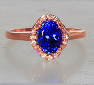 Exceptional + tanzanite ring