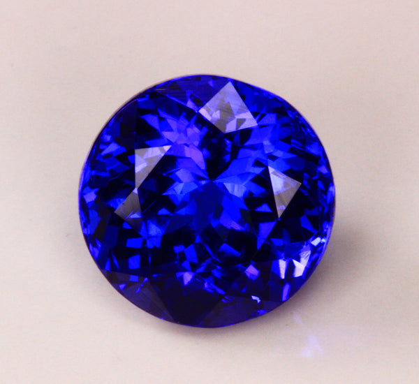 AAA Round Tanzanite 4.70 Carat VBE+ Color