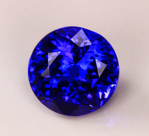 AAA Round Tanzanite 4.70 Carat VBE+ Color