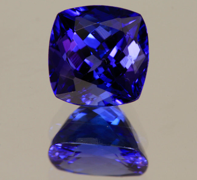 Square Antique  Cushion AAA Tanzanite 2.23 Carats