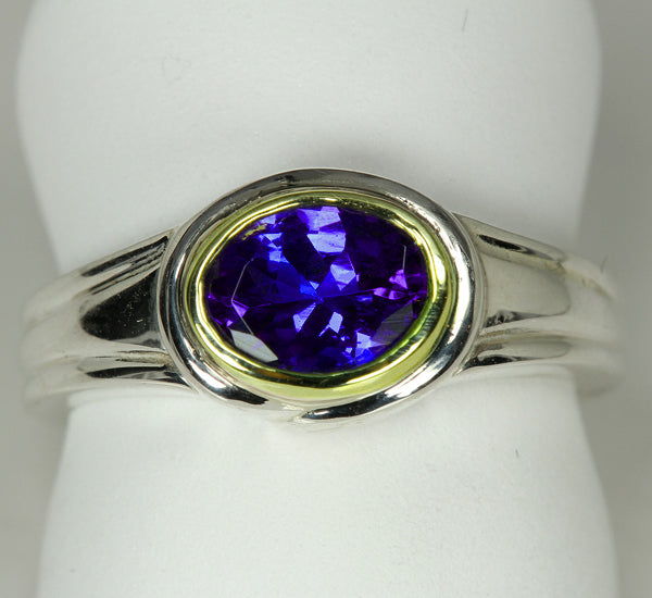 Tanzanite Ring 1.40 Carat VBV Color