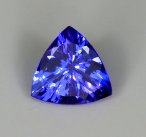 Tanzanite Trilliant Cut With AAA Color 
