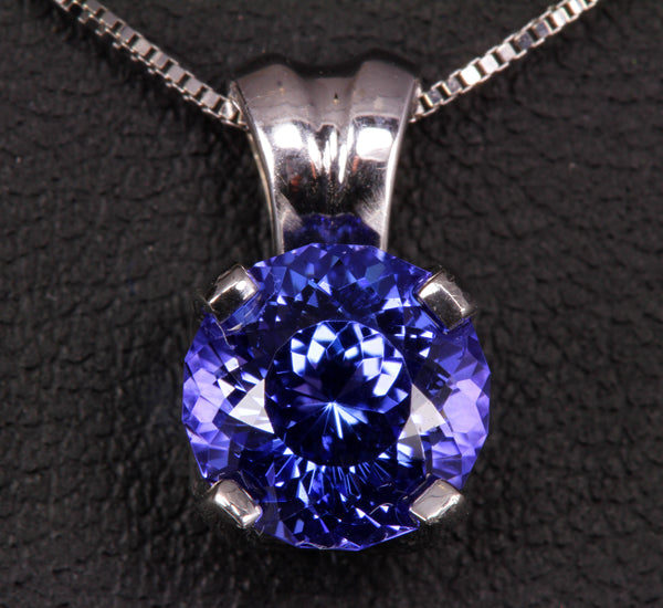 Ladies' Tanzanite Pendant 2.41 Carat VBV Color
