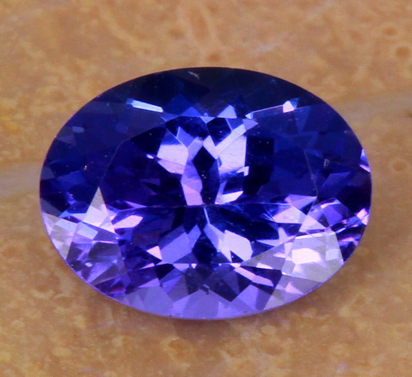 Tanzanite 1.46 Carat Blue Violet Vivid Color