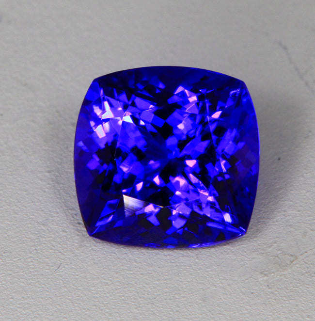 Tanzanite Square Antique Cushion 3.14 Carats