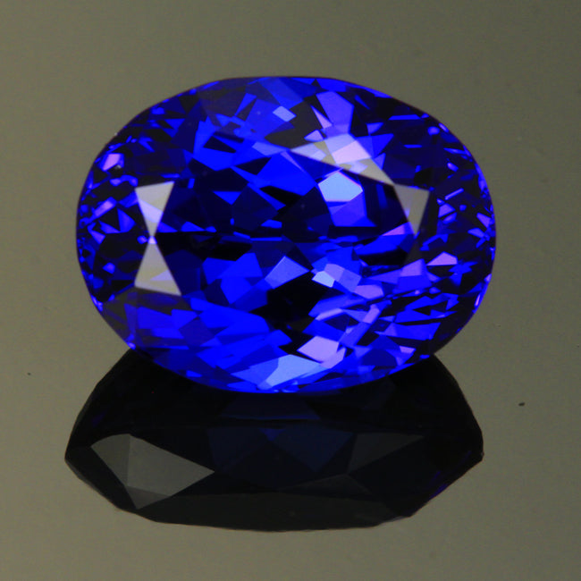 Tanzanite Oval of Exceptional Color 7.75 Carats