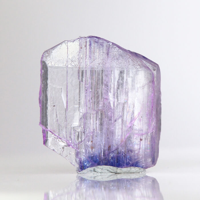 11.56ct Fancy Pinkish Violet Tanzanite Crystal