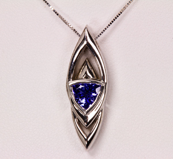 AAA Tanzanite Pendant .85 Carat VBI Color