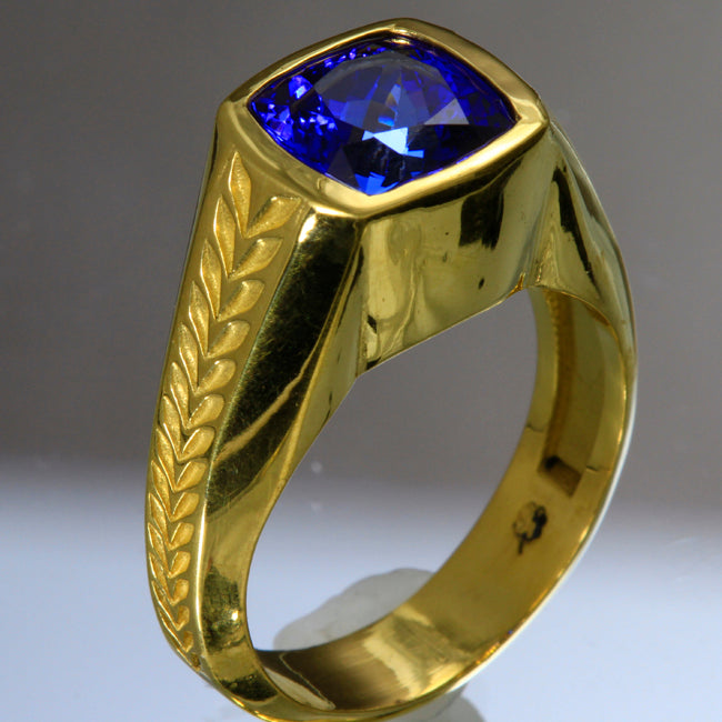 22kt Tanzanite ring for Mitchell