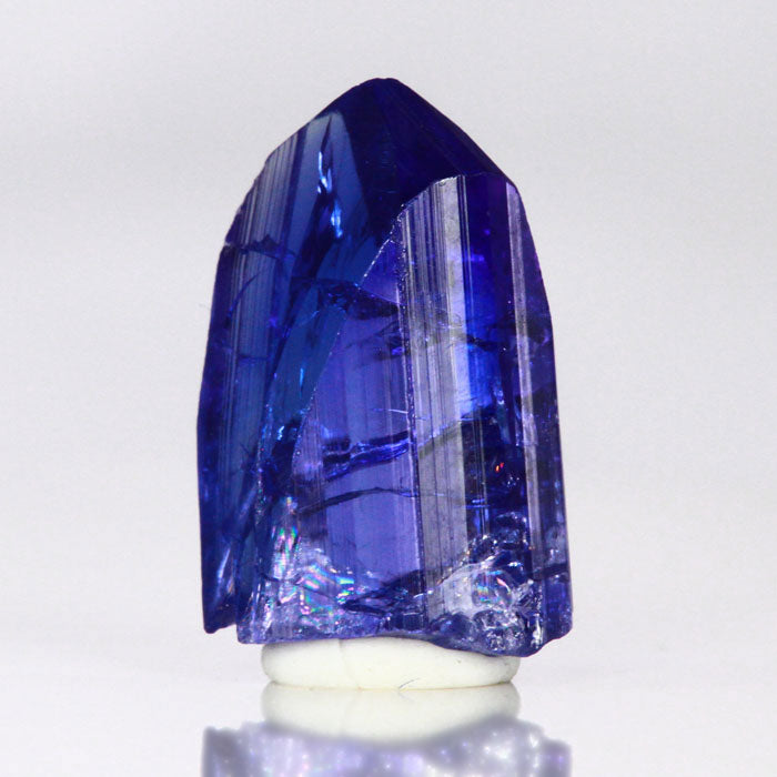 Heated tanzanite crystal mineral specimen