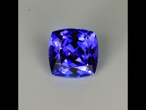 Square Cushion Tanzanite Gemstone 2.90cts