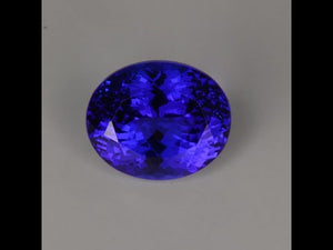 Tanzanite Oval 4.90 Carats Blue Violet Exceptional Gemstone