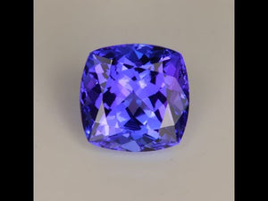 DEAL OF THE DAY!!!  Blue Violet Square Cushion Tanzanite Gemstone 3.08cts