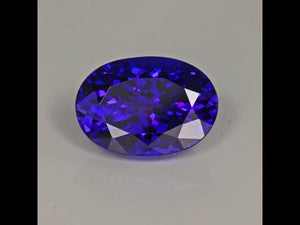 For Rita Blue Violet Oval Tanzanite Gemstone 9.78cts