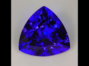 Violet Blue Trilliant  Tanzanite Gemstone 16.30cts
