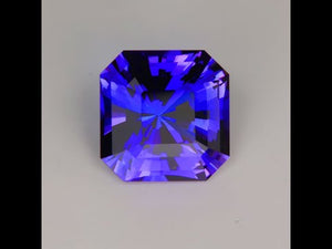 Blue Violet Square Barion Tanzanite Gemstone 9.16cts*