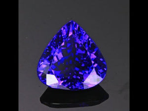 Blue Violet Shield/Heart Tanzanite Gemstone 10.47 Carats
