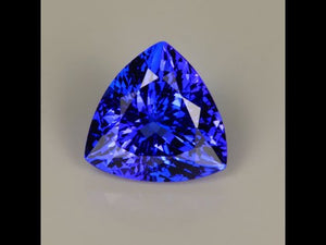 Violet Blue Trilliant Tanzanite Gemstone 2.67cts