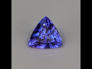 Violet Blue Trilliant Tanzanite Gemstone 1.58cts