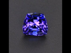 Blue Violet Shield Tanzanite Gemstone 6.12 Carats