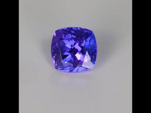 Square Cushion Tanzanite Gemstone 1.37cts