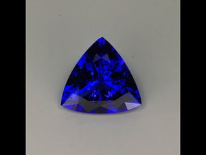 Violet Blue Trilliant Tanzanite Gemstone 6.45cts