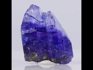 Purple Tanzanite Bicolor Crystal Specimen