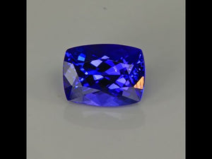 Blue Violet Antique Cushion Tanzanite Gemstone 1.95 Carats