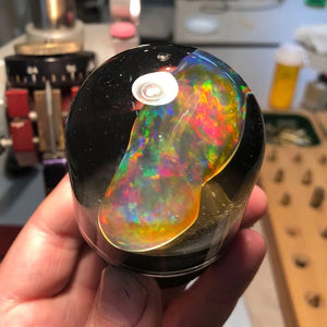 Polished 86ct Non-Hydrophane Crystal Opal (On hold for Yuhji)