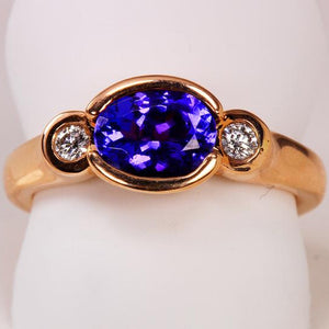 Oval Tanzanite Ring