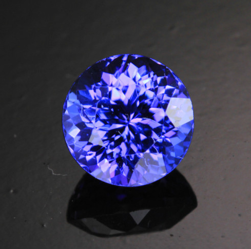 Round Tanzanite Gemstone