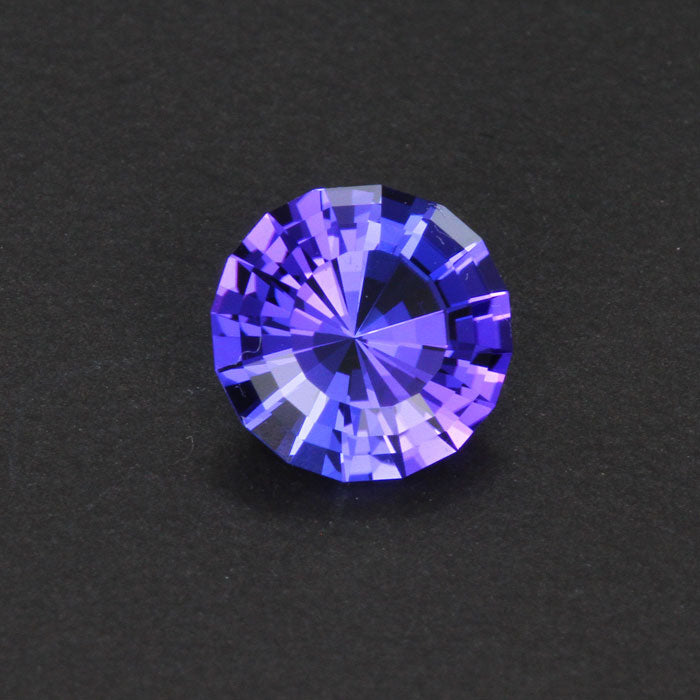 Blue Violet Round CutTanzanite Gemstone 2.18 Carats