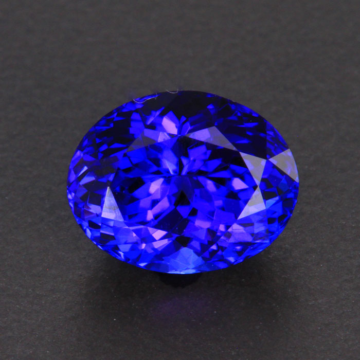 Violet Blue Oval Tanzanite Gemstone 3.05 Carats