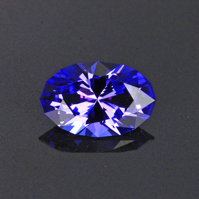 special cut oval tanzanite gemstone
