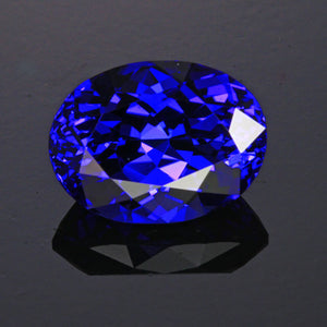 Blue Oval Tanzanite Gemstone 9.30 Carats