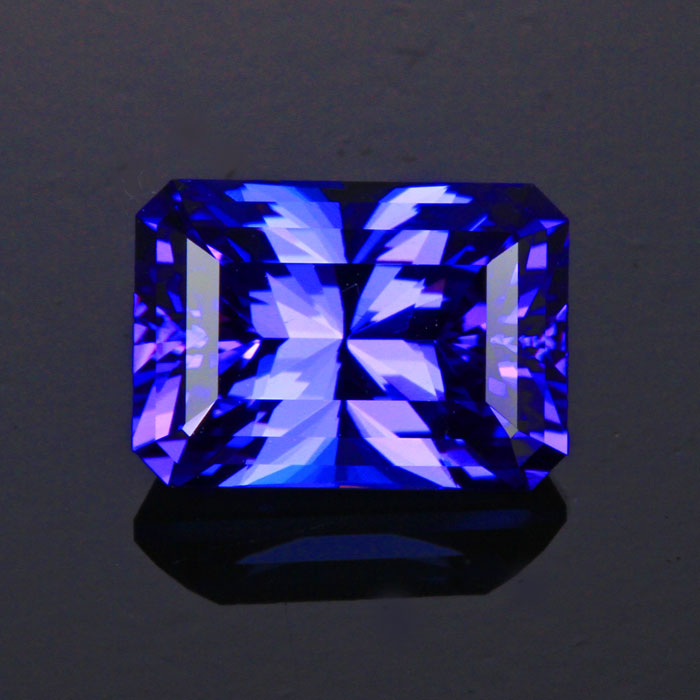 Special Cut Barion Style Emerald Cut Tanzanite Gemstone 4.67 Carats