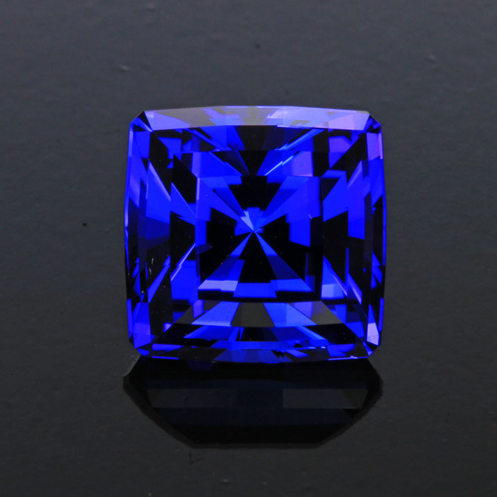 square step cut tanzanite gemstone