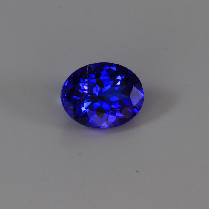 Violet Blue Oval Tanzanite Gemstone 1.81 Carats