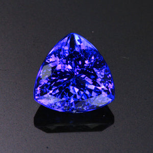 Blue Violet Trilliant Cut Tanzanite Gemstone 5.23 Carats