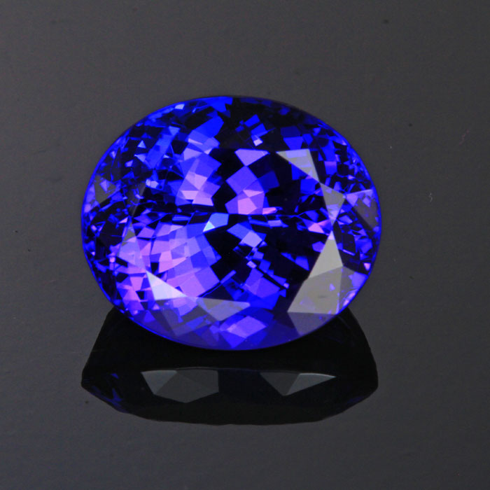 Violet Blue Exceptional Oval Tanzanite Gemstone 9.13 Carats - Tanzanite  Jewelry Designs