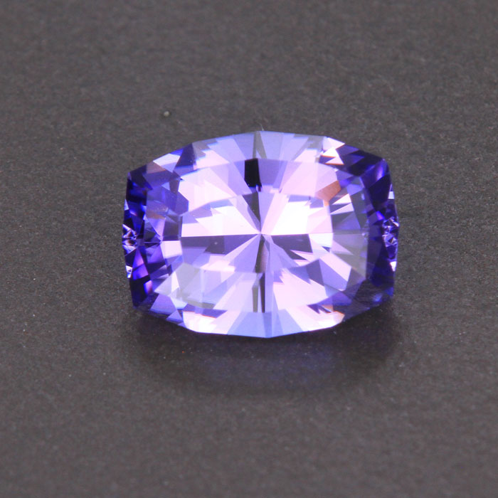 Blue Violet Antique Cushion Tanzanite Gemstone 2.44 Carats