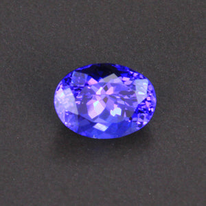 Blue Violet Oval Tanzanite Gemstone 1.75 Carats