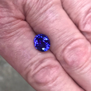 Violet Blue Oval Tanzanite Gemstone 4.34 Carats 30% Off Deal of the Day