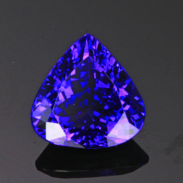 Blue Violet Shield/Heart Tanzanite Gemstone